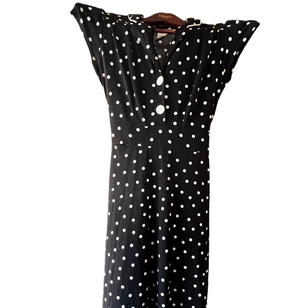 Vintage City Triangles Collared Dress S